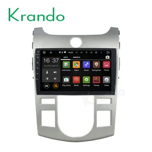 Krando Android 8.1 9" full touch car audio dvd player for Kia Cerato Forte 2008-2014 audio gps navigation system KD-KF942