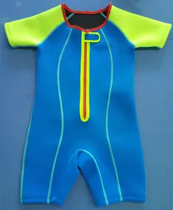 Traje de baño de neopreno colorido personalizado para niños, traje de baño para jóvenes, 15 años de fábrica