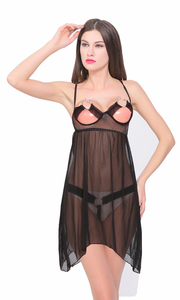New model stil sheer transparent sexy reife frau dessous mit U metall in bh - Product Image 6