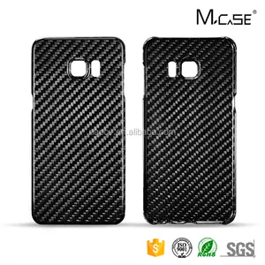 Aksesori Ponsel Serat Karbon Asli 100% Terbaru untuk Samsung Galaxy S6 Edge Plus Casing Penutup