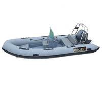 Bateau pneumatique de sport Hypalon PVC, nouvelle conception 2026, avec console centrale, capacité 8 personnes, garantie 5 ans