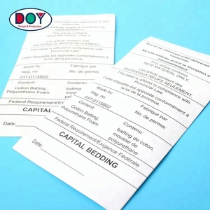 Étiquette d'entretien lavable en papier Tyvek personnalisée, impression offset, fabriquée en Chine, pour <span class=keywords><strong>bagages</strong></span> et valises - Product Image 5
