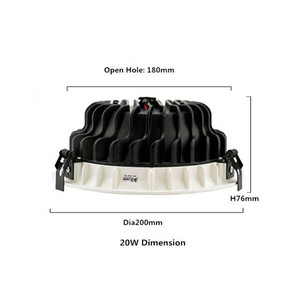30watt Cob Led <strong>Downlight</strong> with the Cut Out 210mm - Product Image 2