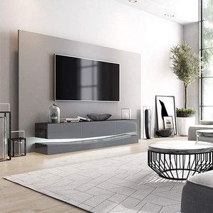 High Quality Popular High Gloss Led <strong>TV</strong> Cabinet <strong>TV</strong> Stand <strong>TV</strong> Wall <strong>Unit</strong> <strong>Design</strong> for Hall - Product Image 4