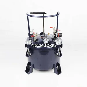 10litre 2.65 gallon Manual/hand mixing agitated pneumatic pressure paint pot/tank PT-10H