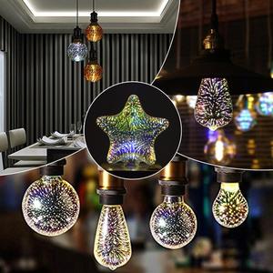 Efecto de fuegos artificiales de luz 3D LED Bombilla de luz de fuegos artificiales de colores multicolores <span class=keywords><strong>Edison</strong></span> ST64 Bombilla de filamento Led para fiesta de vacaciones Disco Bar - Product Image 6