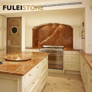 Carrelage de sol en marbre rouge, espagnol, Rosso aligi, nouveau - Product Image 1