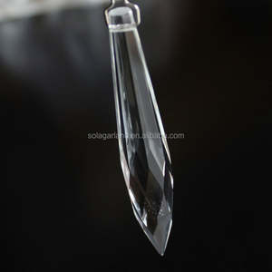 Contas de Prisma de Gelo Transparentes de Alta Qualidade em Vários Tamanhos para Pendurar, Peças de Lustre de Vidro, Pingentes - Product Image 2