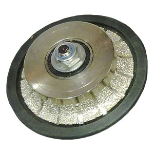 Vacuum Brazed Full Bullnose V Shape Grinding Bit Diamond Edge Hand <strong>Profiling</strong> Wheel for Angle <strong>Grinder</strong> - Product Image 2