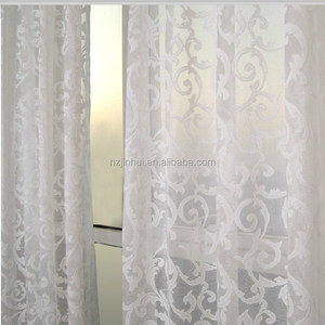 Rideau avec <span class=keywords><strong>oeillet</strong></span> Jacquard en Polyester pur 100%, rideaux blancs prêt à poser, livraison gratuite - Product Image 2