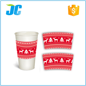 2017 personnalisé en carton café tasse manches - Product Image 2