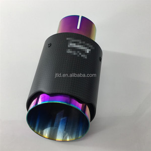 Personalizado <span class=keywords><strong>akrapovic</strong></span> escape estilo doble fibra de carbono silenciador de escape <span class=keywords><strong>tubo</strong></span> silenciador consejos - Product Image 2