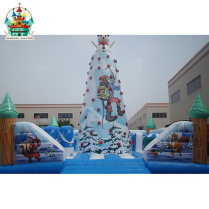 Pared <span class=keywords><strong>de</strong></span> <span class=keywords><strong>escalada</strong></span> <span class=keywords><strong>de</strong></span> Navidad inflable Adorable decoración <span class=keywords><strong>de</strong></span> Navidad <span class=keywords><strong>de</strong></span> PVC gigante - Product Image 2