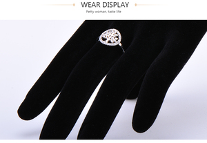 <span class=keywords><strong>Anello</strong></span> da donna ZHILIAN 925 argento Sterling <span class=keywords><strong>albero</strong></span> <span class=keywords><strong>della</strong></span> <span class=keywords><strong>vita</strong></span> CZ <span class=keywords><strong>anello</strong></span> nuziale stile classico rodiato per festa e anniversario - Product Image 5