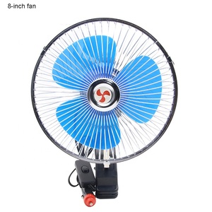 Ventilador Oscilante de 8 Pulgadas y 12 Voltios para Interior de Auto, con Aspas de Plástico, para Refrigeración de Vehículos - Product Image 4