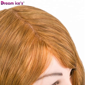 Tête de mannequin de cosmétologie, buste, <span class=keywords><strong>plateforme</strong></span> d'épaule pour la formation et la pratique avec des cheveux humains à 100%, modèle de coupe de cheveux féminin - Product Image 6
