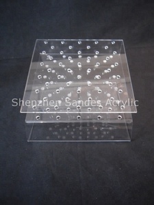 Espositore per Mini Lollipop <span class=keywords><strong>in</strong></span> Acrilico con 5 Fori, Supporto per Cake Pop per Esposizione <span class=keywords><strong>in</strong></span> Negozio - Product Image 4