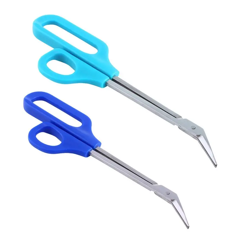 Taglio Clipper Cutter Facile Presa Lungo Chiodo della Punta Dell'unghia Del Piede Scissor Manicure In Acciaio Inox Lame Set a 45 Gradi Angolo di maniglie