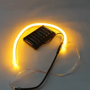 Best Selling Dimmable Led Rope Light 12v AA battery powered 5v 2m led neon tube lights