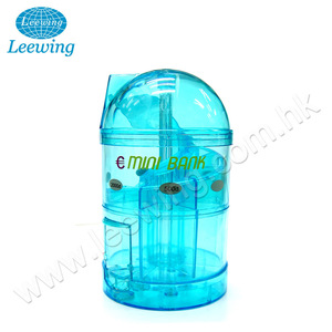 เฉพาะที่ไม่ซ้ำกันพลาสติกเหรียญยูโรเงิน Bank - Product Image 1