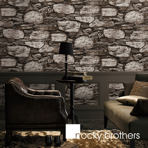 วอลล์เปเปอร์อิฐขายส่งสำหรับร้านอาหารทีวีผนังวอลล์เปเปอร์กระดาษผนังคิดถึงสไตล์จีนของวอลล์เปเปอร์วินเทจ - Product Image 4