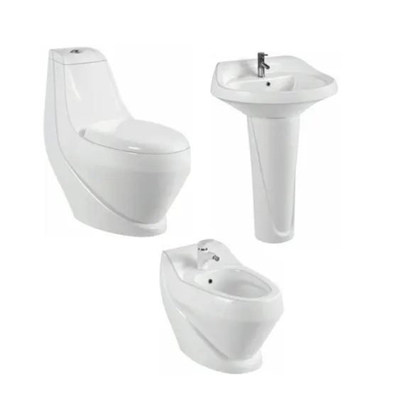 Vente chaude Libye Milano 2212 Conception Washdown une Pièce De Toilette Ensemble