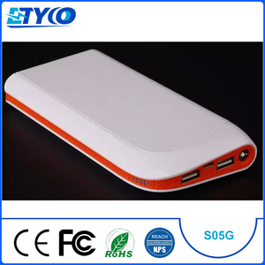 Dual USB de Alta Capacidad Emergencey Portable 20000 mAh Cargador de viaje Banco de Potencia Ancla wtih Linterna LED grande - Product Image 2