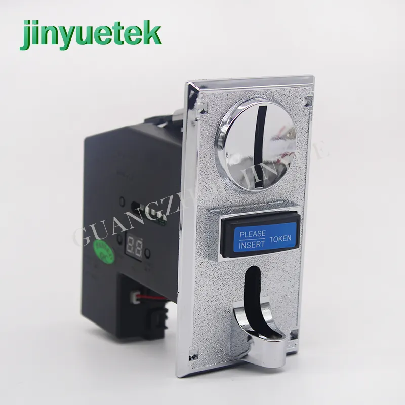 Jinyuetek superior electrónico universal vertical multi moneda aceptor selector para pc con interfaz usb