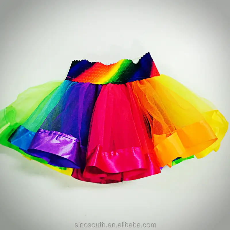 Regenboog tutu goedkope tutu rokken kid tutu rokken