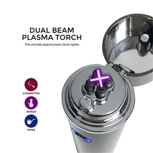 FR-P01 Double Électrique Impulsions Plasma USB Arc e Léger Coupe-Vent Sans Flamme Rechargeable Portable Meilleur Pour Cigare Feu D'artifice - Product Image 4