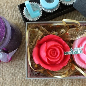 Hot Rose DIY Silicone <strong>Soap</strong> <strong>Mould</strong> - Product Image 4