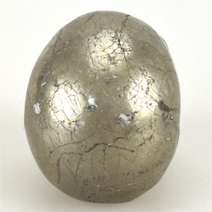 Nhà sản xuất quà tặng giáng sinh 5.2 "Pyrite khắc pha lê Skull - Product Image 3