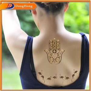 <span class=keywords><strong>Metal</strong></span> tatuaggio adesivi, metallico oro tatuaggio - Product Image 2