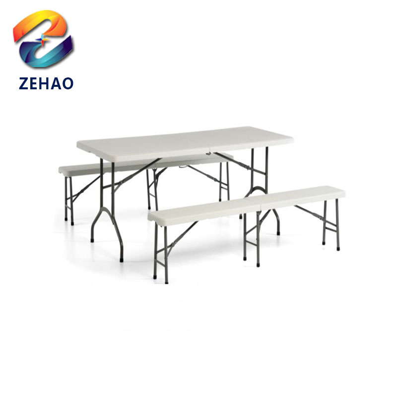 folding rectangle Outdoor Furniture Folding Table Picnic Rectangle Plastic Tables Portable Plastic Folding Tables