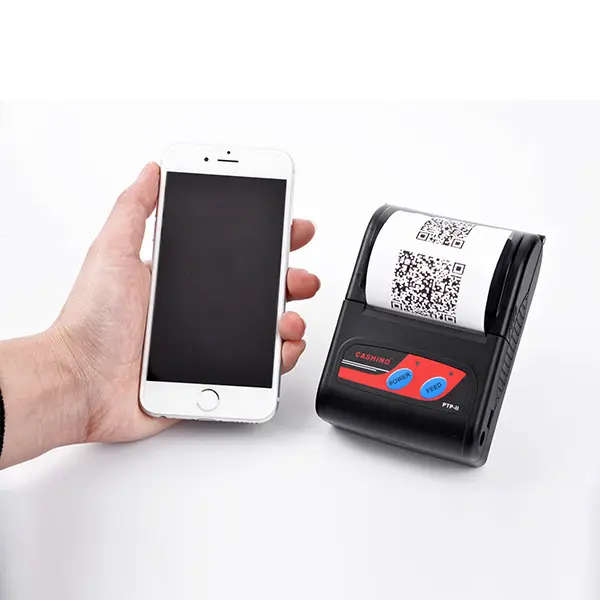 Mobile Printer PTP-II 58mm Mini Bluetooth Thermal Receipt Android/IOS Portable Printer