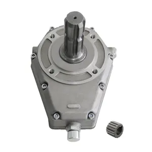 Hot sale pto gearbox 60001-5,ratio 1:3.5,10Kw,male shaft with splined coupling