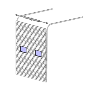 Puerta Industrial Vertical <span class=keywords><strong>de</strong></span> Elevación, Puerta Corredera Seccional (HF-J537) - Product Image 2