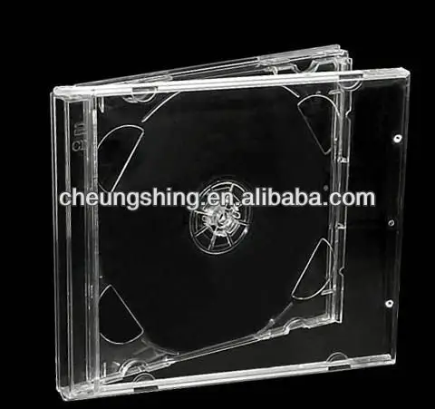 Cheung Shing fabrik 10.4mm CD jewel fall und CD halter mit klare tablett anpassen verfügbar