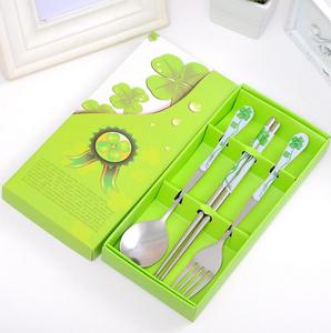 Set de baguettes, fourchette et cuillère, 3 en 1, cadeau de mariage, fête, livraison pour les invités - Product Image 5