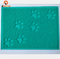Tapis moderne pour animaux de compagnie, écologique, sans phtalates, sans BPA, en PVC, pour chats, tapis de litière, tapis de protection pour le sol