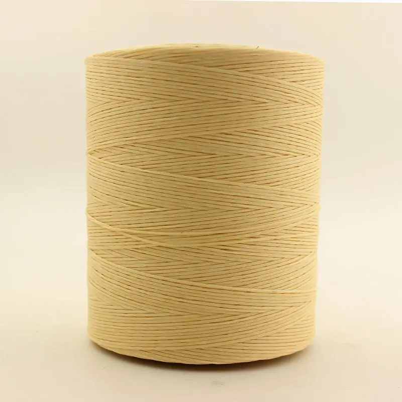 Wholesale Optional Colors 500D/16 Braid Wax Leather Sewing Thread Polyester 100% Spun Polyester Yarn /sewing Thread Weaving 380m
