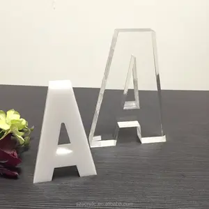 Hight transparent acrylic letter clear 3d lettering