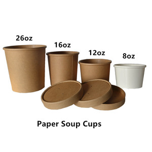 Custom design zuppa da asporto ciotola di carta con coperchio logo stampato usa e getta <span class=keywords><strong>pasta</strong></span> bowl per asporto fast food imballaggio di carta ciotole