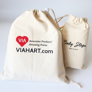 6 OZ ขนาดเล็กผ้าฝ้ายอินทรีย์ <span class=keywords><strong>Draw</strong></span> <span class=keywords><strong>String</strong></span> กระเป๋าที่กำหนดเองการพิมพ์โลโก้ - Product Image 5