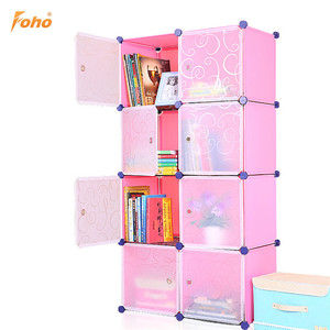 Armoire de rangement en <span class=keywords><strong>plastique</strong></span> à 8 cubes, largement utilisée à la maison - Product Image 5