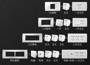 Interruptor de Pared Eléctrico de 2 Vías y 2 Botones, Tipo Americano/Canadiense, Panel Blanco, 118*75mm, 250V 10A - Product Image 4