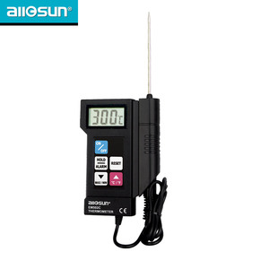 Allosun EM502C ترمومتر إلكتروني مع طويلة المقاوم للصدأ التحقيق استخدام لمياه الطبخ فحص درجة الحرارة ، سجل القراءة - Product Image 1