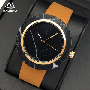 5atm <span class=keywords><strong>uomo</strong></span> di lusso marmo oem <span class=keywords><strong>orologio</strong></span> con <span class=keywords><strong>cinturino</strong></span> in <span class=keywords><strong>pelle</strong></span> - Product Image 1