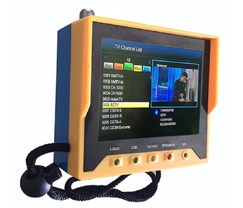 [Натуральная кожа] KPT-356H 3,5 inchhandheld ЖКД на тонкопленочных транзисторах на тонкоплёночных транзисторах многофункциональная (DVB-S/S2) Цифровой спутниковый Finder лучше сателинк ws-6906 6933