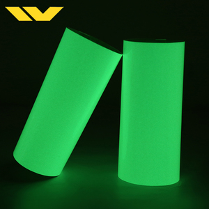 Selbstklebenden angepasst reflexstreifen leuchtfolie glow in <span class=keywords><strong>the</strong></span> dark vinyl rolle - Product Image 1